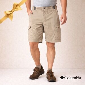 Men's Columbia Omni-Shade Cargo Shorts 36